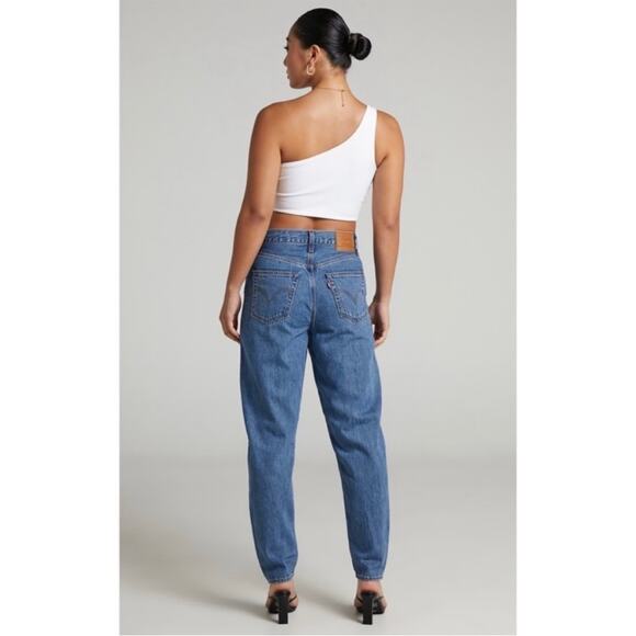 NWT Levi’s high loose taper jeans 33 medium wash - Picture 2 of 16